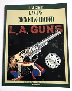 L. A. GUNS COCKED & LOADED BAND SCORE JAPAN GUITAR TAB - Picture 1 of 4