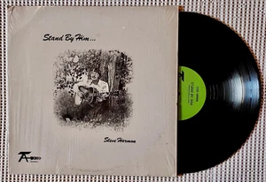 STEVE HARMON Stand By Him Orig '74 TRI-ART Rare Xian Folk Vinyl LP VG+ Shrink - Foto 1 di 1
