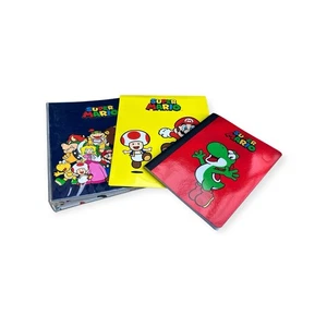 Super Mario Bros. Binder Bundle Nintendo 3 Ring Folder School Supplies - Picture 1 of 9