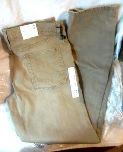 NWT Goodfellow & Co Men's Dust Tan Slim Fit Jeans Size 36w X32L~ Total Flex - Picture 1 of 5