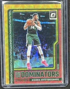 2023-24 GIANNIS ANTETOKOUNMPO #’d 99 PANINI DONRUSS OPTIC RED Gold Elite Dom - Picture 1 of 2