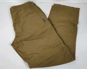 Mountain Hardware Convertible Nylon Pants Shorts Men's 32x31 Tan Hiking Outdoors - Picture 1 of 14