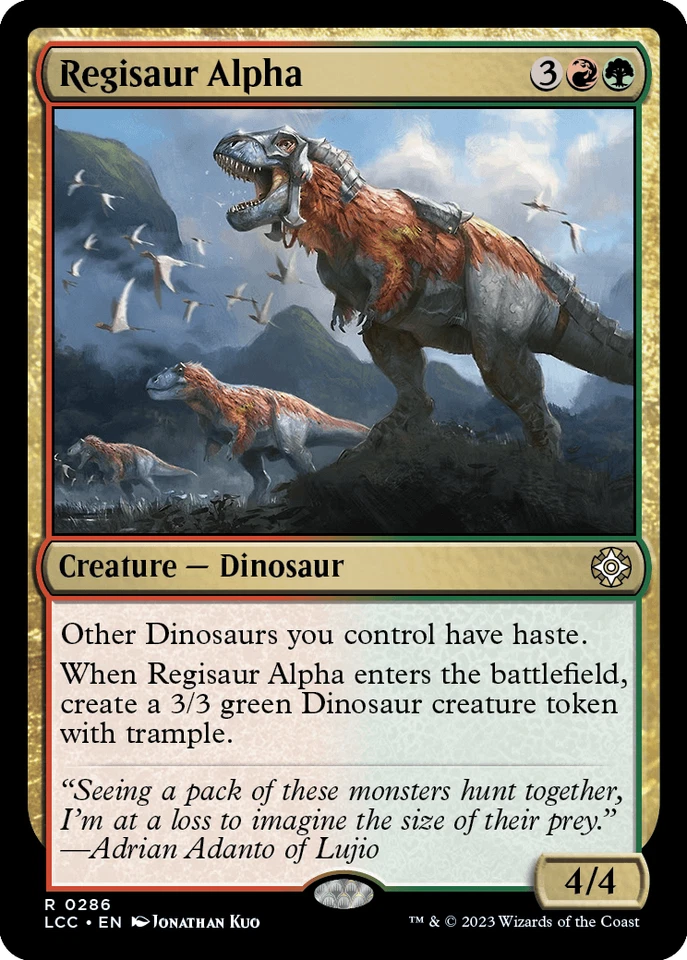 MTG Regisaur Alpha English LCC - Image 1 of 1