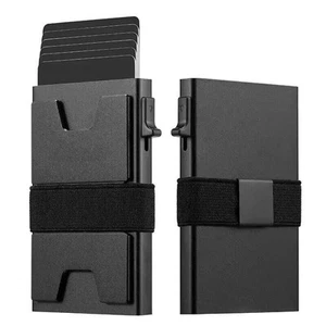 Ekster Style Aluminum Card RFID BLOCKING Wallet - Black - New SEALED USA SELLER - Picture 1 of 8