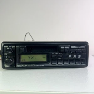Kenwood KRC-390 autoradio d'epoca lettore cassette radio FUNZIONANTE TESTATO - Foto 1 di 9