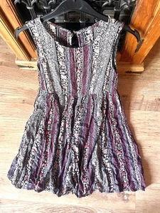 Long Boho Tunic Top Size 10 - Picture 1 of 2