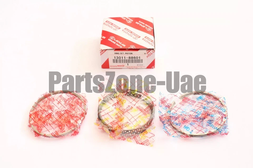 13011-88601 Juego de anillos de pistón originales Toyota Celica Matrix Corolla OEM Foto 1 de 1