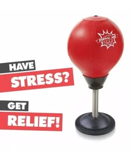 Abco Sport Desktop Punching Ball Stress Buster, Super Strong Suction Cup w/Pump - Picture 1 of 10