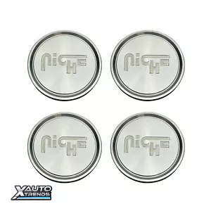4 x Niche Aluminum O-Ring Wheel Center Cap 1004-85-05 - Picture 1 of 3