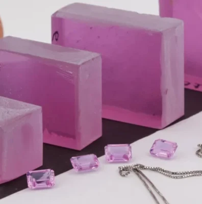 Faceting Rough Nano Topaz Sapphire Emerald Peridot Citrine Garnet Ruby & More... - Image 1 of 4