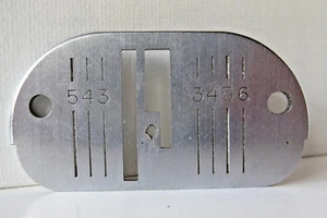 SINGER Nähmaschine Kehlplatte 174199 Geradstich SS Nadel Made in USA - Bild 1 von 3