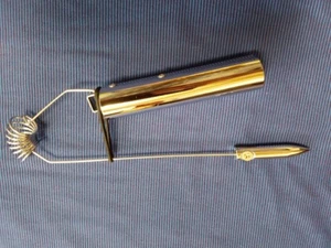 Mineral Aura Exploration Dowsing Rods Energy Detector Brass Gold Aurameter - Picture 1 of 4