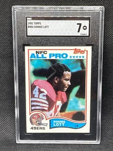 💥1982 Topps RONNIE LOTT #486 GRADED SGC 7 HoF ROOKIE R/C SF 49ers 💥 - Picture 1 of 7