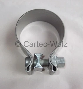 Fascetta Scarico Morsetto a Banda Larga Tubi Acciaio Inox Ø 66,5 MM per BMW - Picture 1 of 1