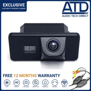 WIRELESS Reverse Camera For BMW 5 Series F10 X5 F15 X6 F16 Number Plate Light ws - Picture 1 of 12