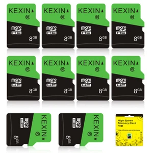 30 Pack 8GB Micro SD Card micro SDHC Class 10 U1 Memory Card with SD Adapter - Picture 1 of 16