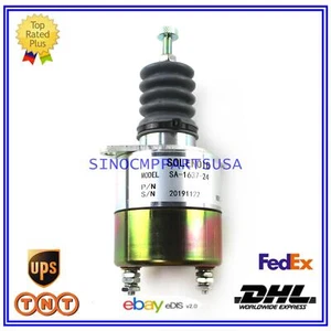 SA-1637-24 307-1101 24V Fuel Shut Off Solenoid Valve For Woodward Diesel Engine - Picture 1 of 11