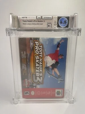 Tony Hawk's Pro Skater 3 (Nintendo 64 N64, 2002) Factory Sealed WATA 6.5 B+ Seal - Image 1 of 4