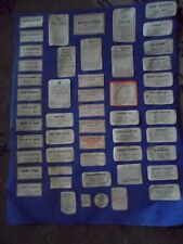 vintage chemist pharmacy apothecary paper labels original unused ephemera x 51