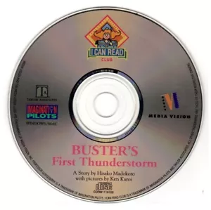 Buster's First Thunderstorm (Ages 3-6) (CD, 1993) for Win/Mac - NEW CD in SLEEVE - Picture 1 of 3