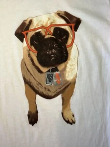VANS ASPCA HUNDE LUSTIGES MOPS T-SHIRT Größe MEDIUM SKATER Y2K - Bild 1 von 5