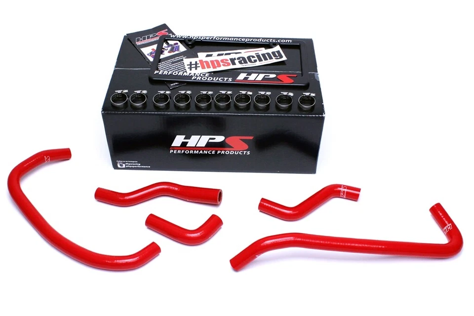 Kit de manguera de calefacción de silicona HPS para 15-17 Dodge Viper SRT-10 8,4 V10 (rojo) Foto 1 de 1