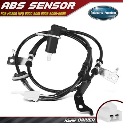 Sensor de velocidad de rueda ABS conductor trasero izquierdo para Mazda MPV 2000 2001 2002 2003-2006 Foto 1 de 4