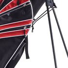 Modern Red Golf Stand Cart Bag W/6 Way Divider Carry Pockets