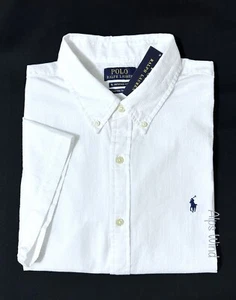 Polo Ralph Lauren Men's RL Untucked Fit S/S Seersucker Shirt White XXL NWT$125 - Picture 1 of 13