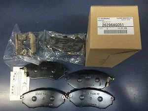 Juego de pastillas de freno delanteras originales OEM Subaru Legacy con clips 2005-2009 26296ag051 gt - Imagen 1 de 1