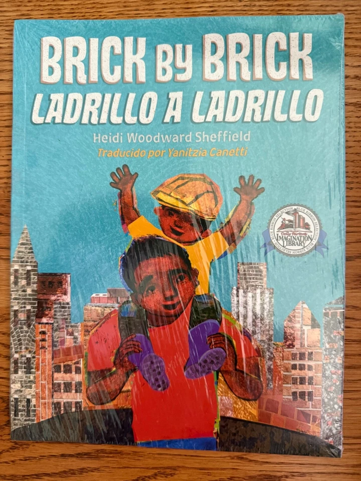NEW Sealed Brick by Brick / Ladrillo A Ladrillo Bilingual Imagination Library - Image 1 of 1