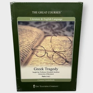 Great Courses: GREEK TRAGEDY Literature (DVD & Guidebook Set) Parts 1 & 2 NEW - Picture 1 of 2