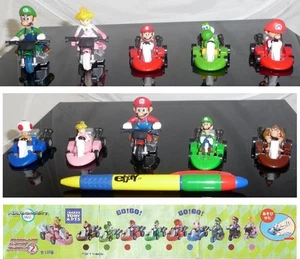 RARO SET 10 Modellini MARIO KART PART 2 Gashapon TOMY Japan Yoshi Luigi Peach - Imagen 1 de 1