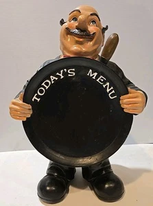 Restaurant Chef Waiter Table Counter Top Today's Menu Board ~ 13" tall 8" wide - Picture 1 of 9