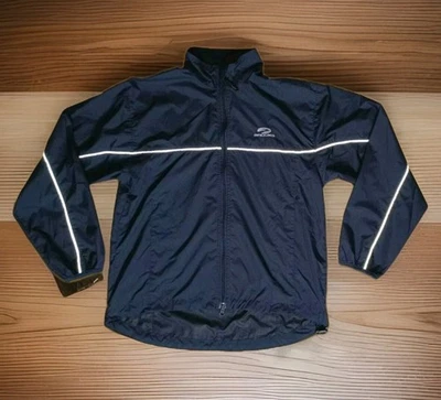 Brooks Running Womens Lightweight Track Jacket Windbreaker Size Medium Blue - Image 1 of 4