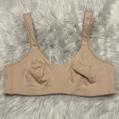 Бюстгальтер Amoena 36A бежевый Jada мастэктомия беспроводной с застежкой сзади карманы 2149 - Изображение 1 из 4