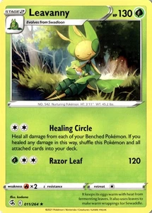 Tarjeta Pokémon Leavanny 011/264 Fusion Strike rara regular LP - Imagen 1 de 2