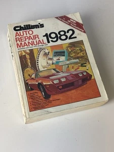 Manual de reparación de automóviles Chilton 1982 - Imagen 1 de 1