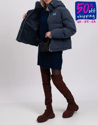 RRP€330 EMPORIO ARMANI EA7 Puffer Jacket Size L ARDOR Water Resistant Breathable - Image 1 of 4