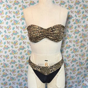 Vintage 80s Ujena 3 Piece Bikini Size Small - Picture 1 of 14