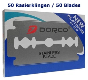 50 DORCO sanfte Rasierklingen für Rasierhobel Double Edge Blades Korea Vietnam