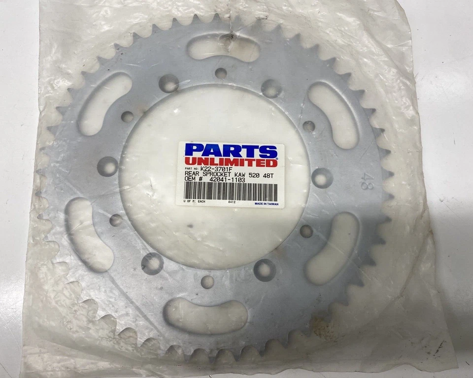 PIEZAS PIÑÓN TRASERO ILIMITADO KAWASAKI KDX200 KX125 KX250 KX500 KLX300 KX450 48T Foto 1 de 2