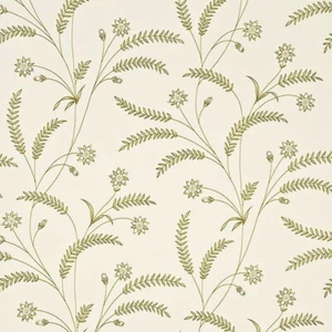GP & J Baker PW78001 Scampston Trail Ivory Floral Vine Wallcovering Wallpaper - Picture 1 of 5