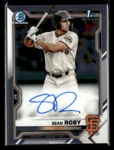 2021 Bowman Chrome #CPA-SRO Sean Roby