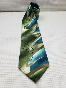 J. GARCIA SIGNATURE COLLECTION TIE BANY AN TREES ARTIST PROOF #10 100% SILK - Picture 1 of 5