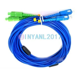 Cavo corazzato 30 m SC/UPC-SC/APC cavo patch fibra ottica duplex monomodale 9/125 - Foto 1 di 4