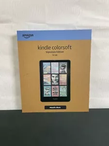 Lector de libros electrónicos Amazon Kindle Colorsoft Signature Edition negro metálico 32 GB 7 pulgadas - Imagen 1 de 12