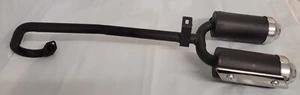 EX076 ESCAPE DOBLE TUBO PARA 2 TIEMPOS ABT005 49CC MINI QUAD - Imagen 1 de 6