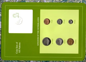 Coin Sets of All Nations Netherlands UNC All 1991 but 1 Gulden 1987 - Picture 1 of 2