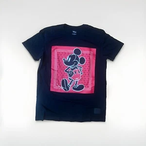 Disney X Coach MICKEY PRAIRIE BANDANA T-SHIRT Black Small - Picture 1 of 4